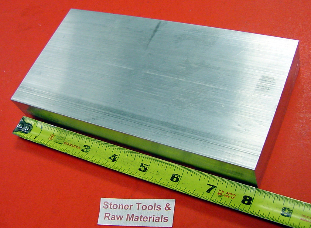 1-1/4″ X 4″ ALUMINUM 6061 FLAT BAR 8″ long T6511 Solid Extruded Mill Bar Stock