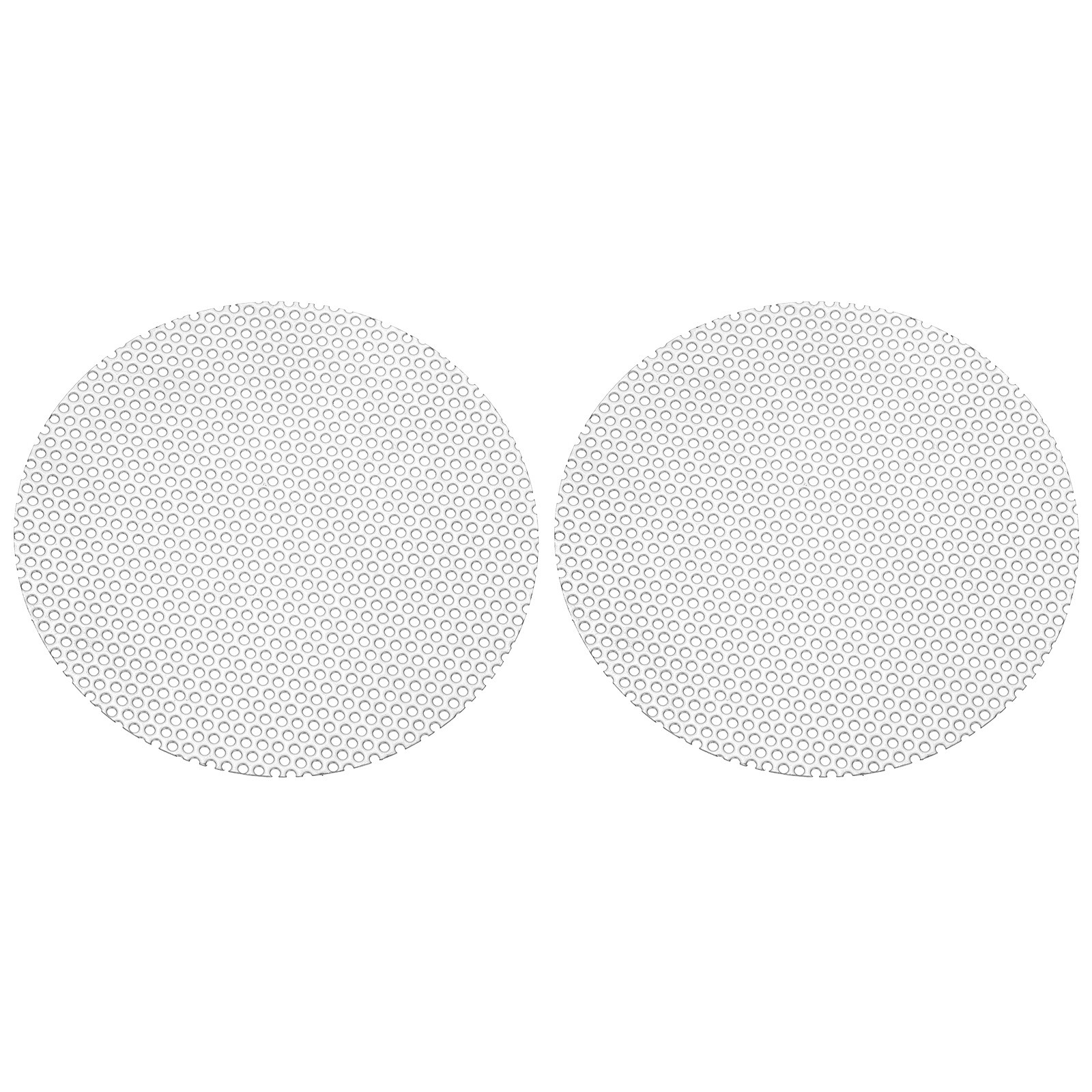 4″ 304 Stainless Steel Perforated Sheet, 2Pcs 0.06″ Hole Metal Mesh Plate