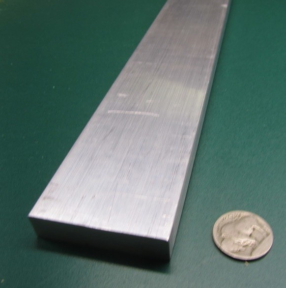 2024 T651 Aluminum Bar, 1/2″ (.500″) Thick x 2.0″ Wide x 12″ Length