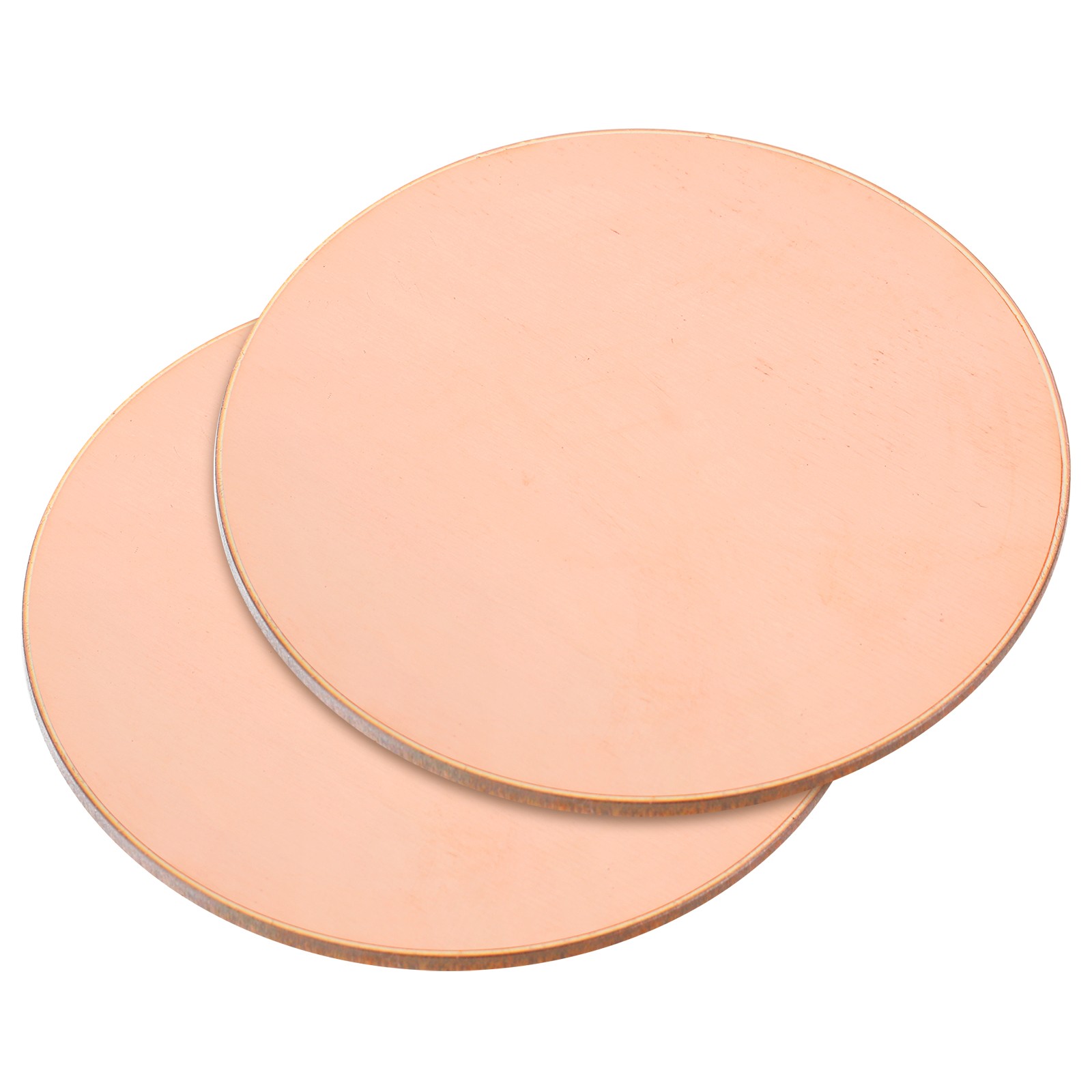 2pack Pure Copper Sheet 2 3/8″ x 0.08″ 12 Gauge T2 Copper Metal Round Plate