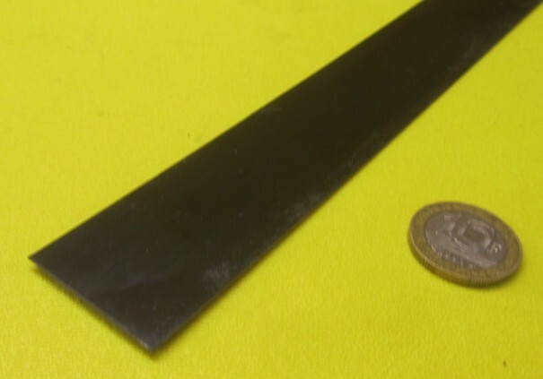 1095 Hard Blue Tempered Spring Steel Shim .050″ Thick x 1.25″ Width x 60″ Long
