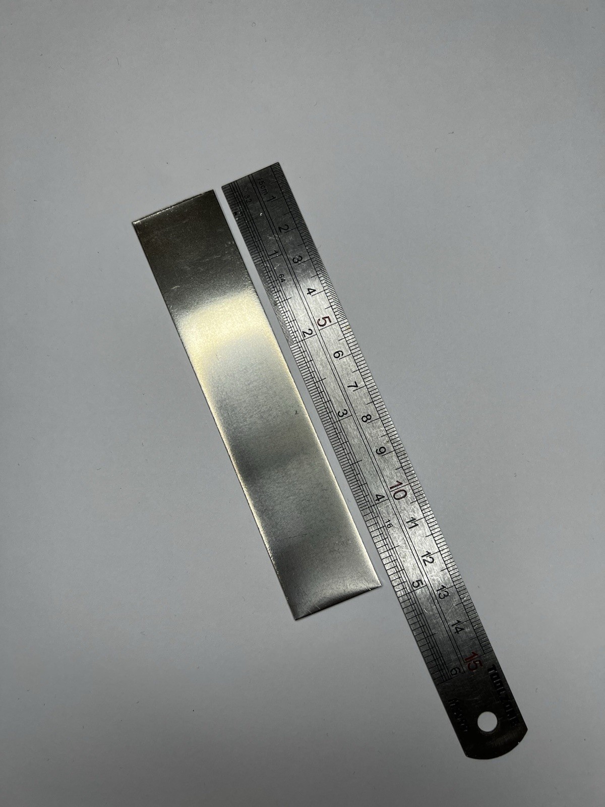 Pure Nickel Anode Plate 99.9% Electroplating Sheet 120mm x 25mm x 1mm