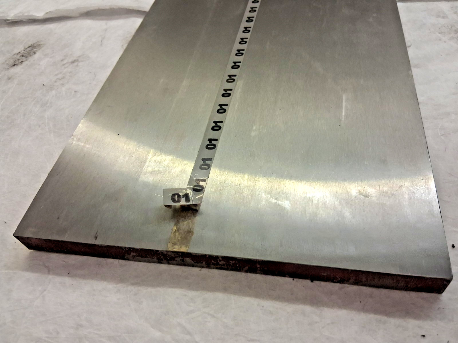Starret o1 Oil Hardening Flat Stock 3/4" Thick 10" W 36" 54489