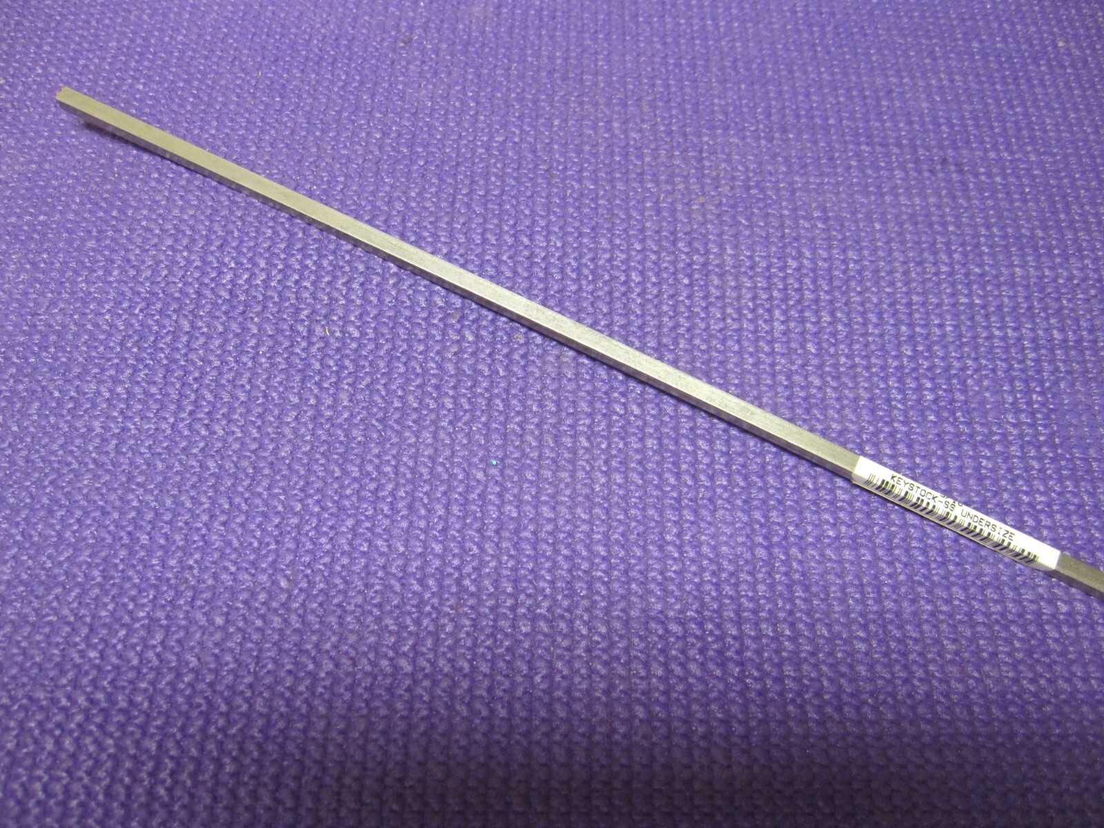 3/16 X 3/16 SQUARE STAINLESS STEEL X 6” LONG KEY STOCK