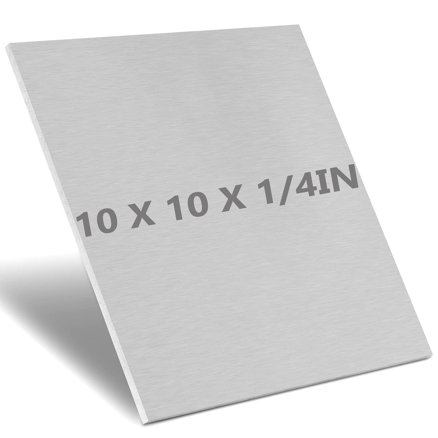 6061-T651 Aluminum Sheet Metal – 10″ x 10″ x 1/4″ for Crafting & Industrial Use