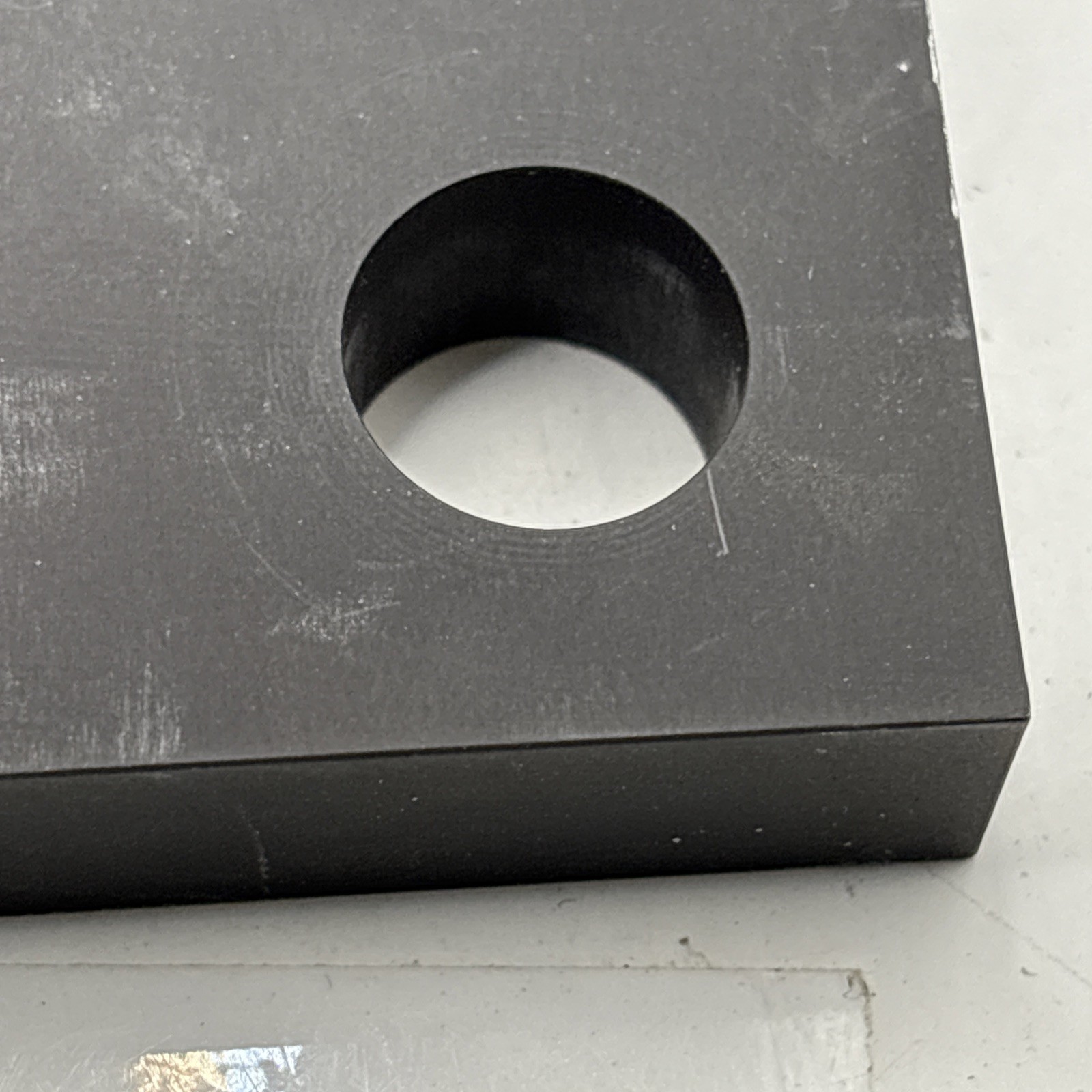 Industrial Stainless Steel Plate 12x12x1/2 Inches For Parts, Art, Or Other As Is