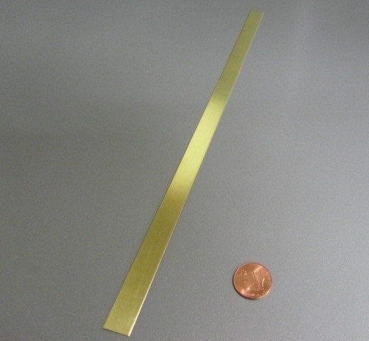 260 Brass Flat Bar .016″ (+/- 0.002″) Thick x 1/2″ Wide x 1 Foot Length, 10 Pcs
