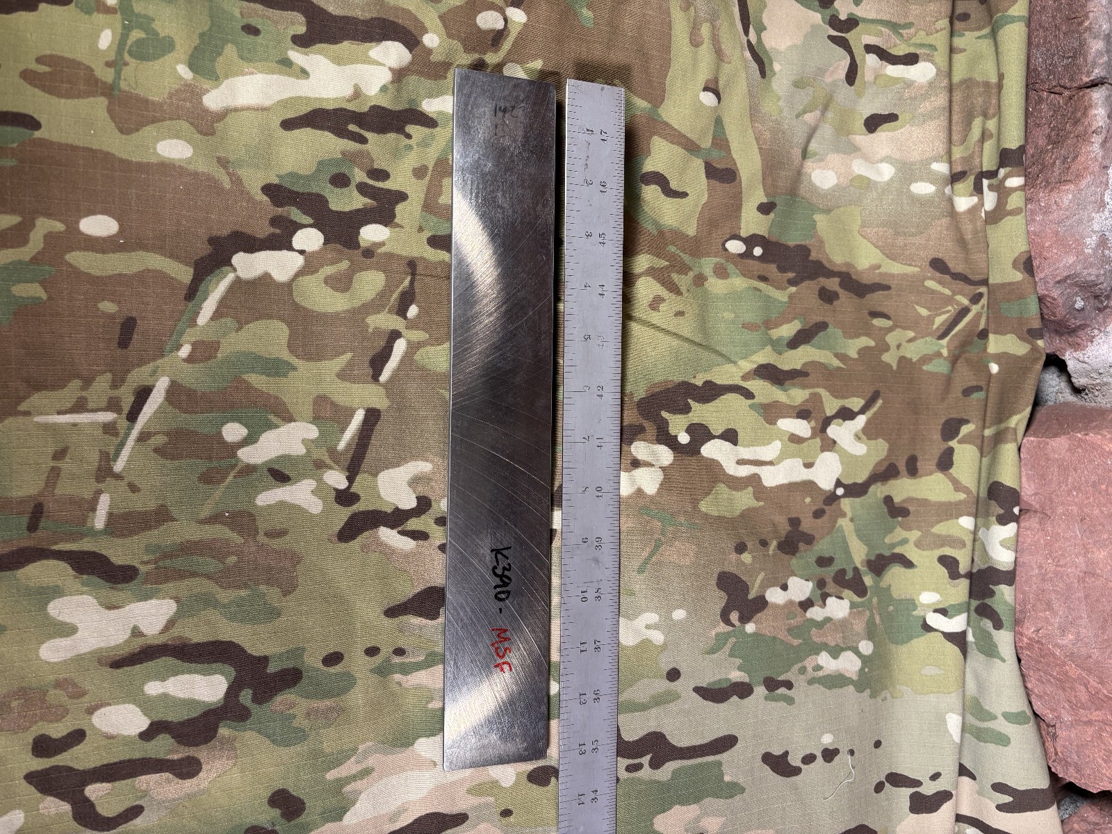 Bohler K390 Carbon Knife Steel, 13″ x 2″ x .142″ – listing #2