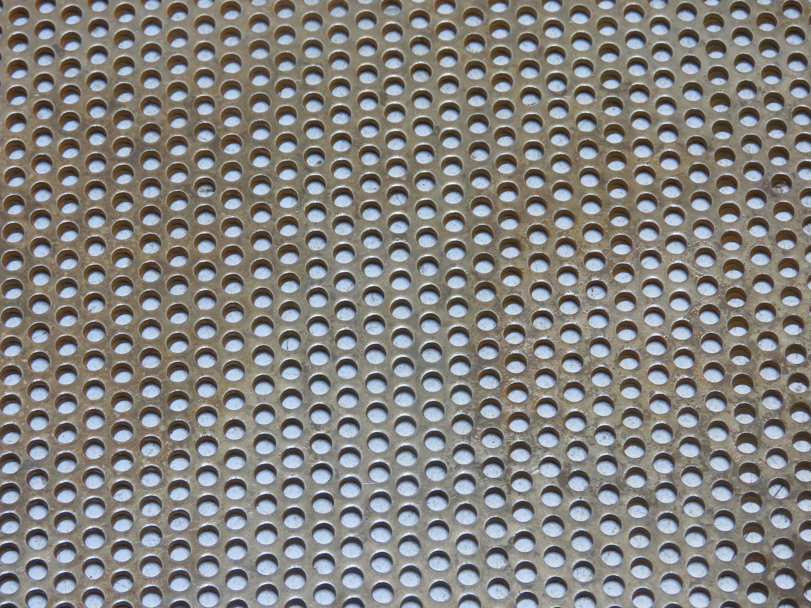 1/8″Holes Perforated Steel Sheet Plate Mesh Screen 1/8″x9-3/8″x15-1/4″