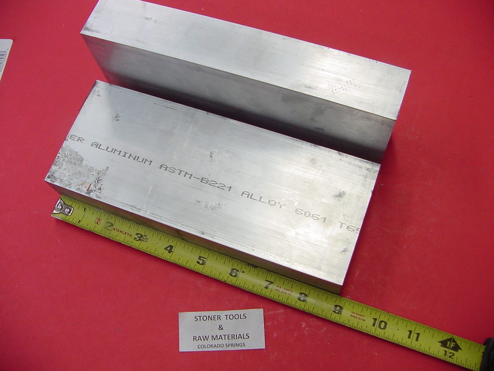 2 Pieces 1-1/2″x 3-1/2″ ALUMINUM 6061 FLAT BAR 8.75″ long Solid Plate Mill Stock