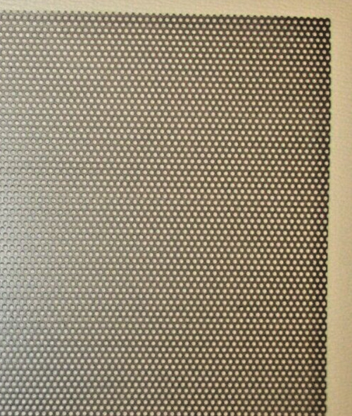 1/8″ HOLES–18 GAUGE 304 STAINLESS STEEL PERFORATED SHEET –11.5″ X 12″