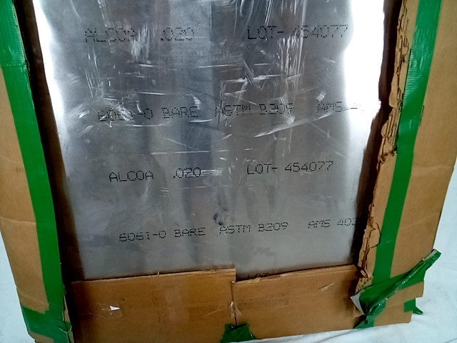 Precision Ground Aluminum Blank, 6061-0 astm b209
