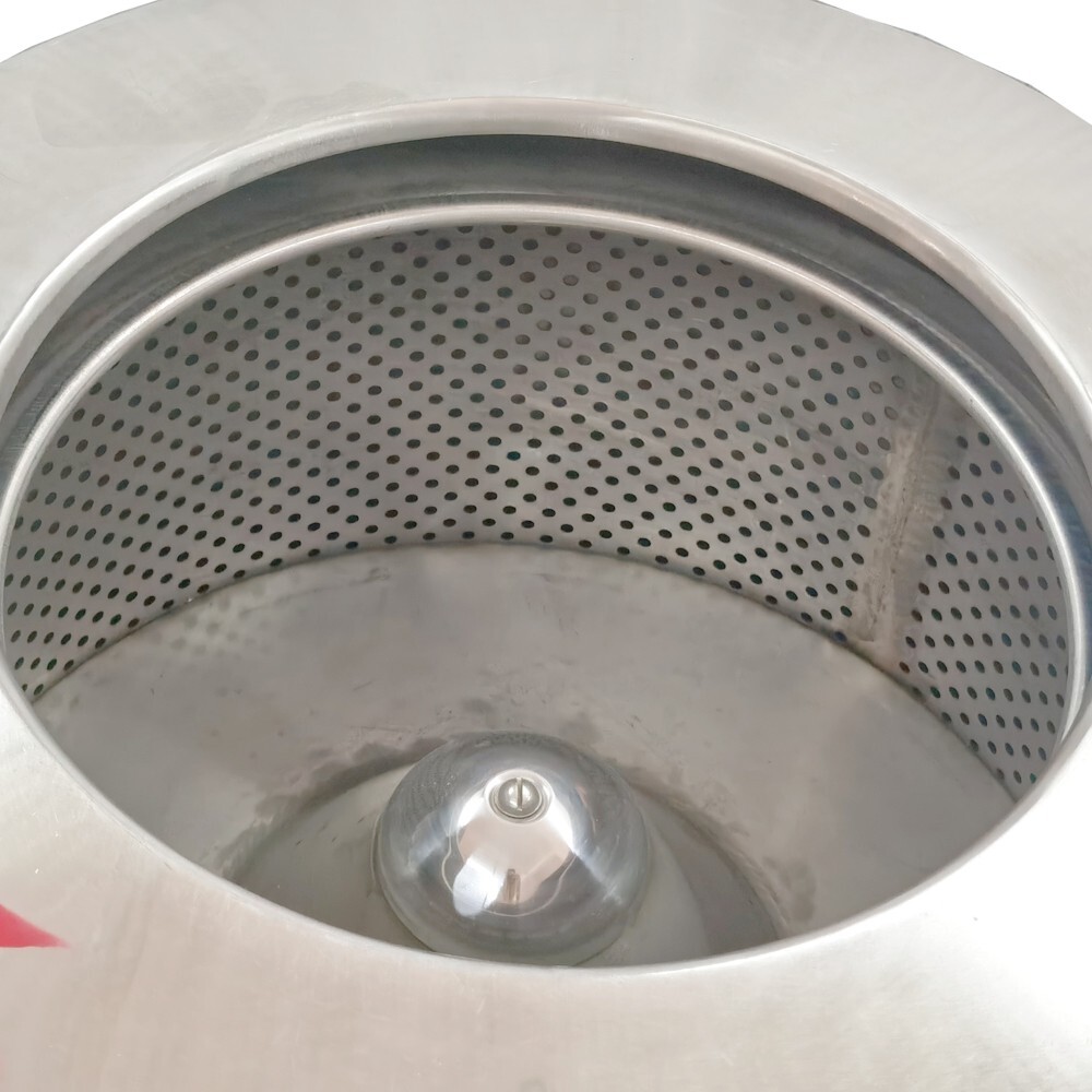 220V Lab Scrap Oil Thrower Stainless Steel Food Dehydrator Centrifugal Dryer