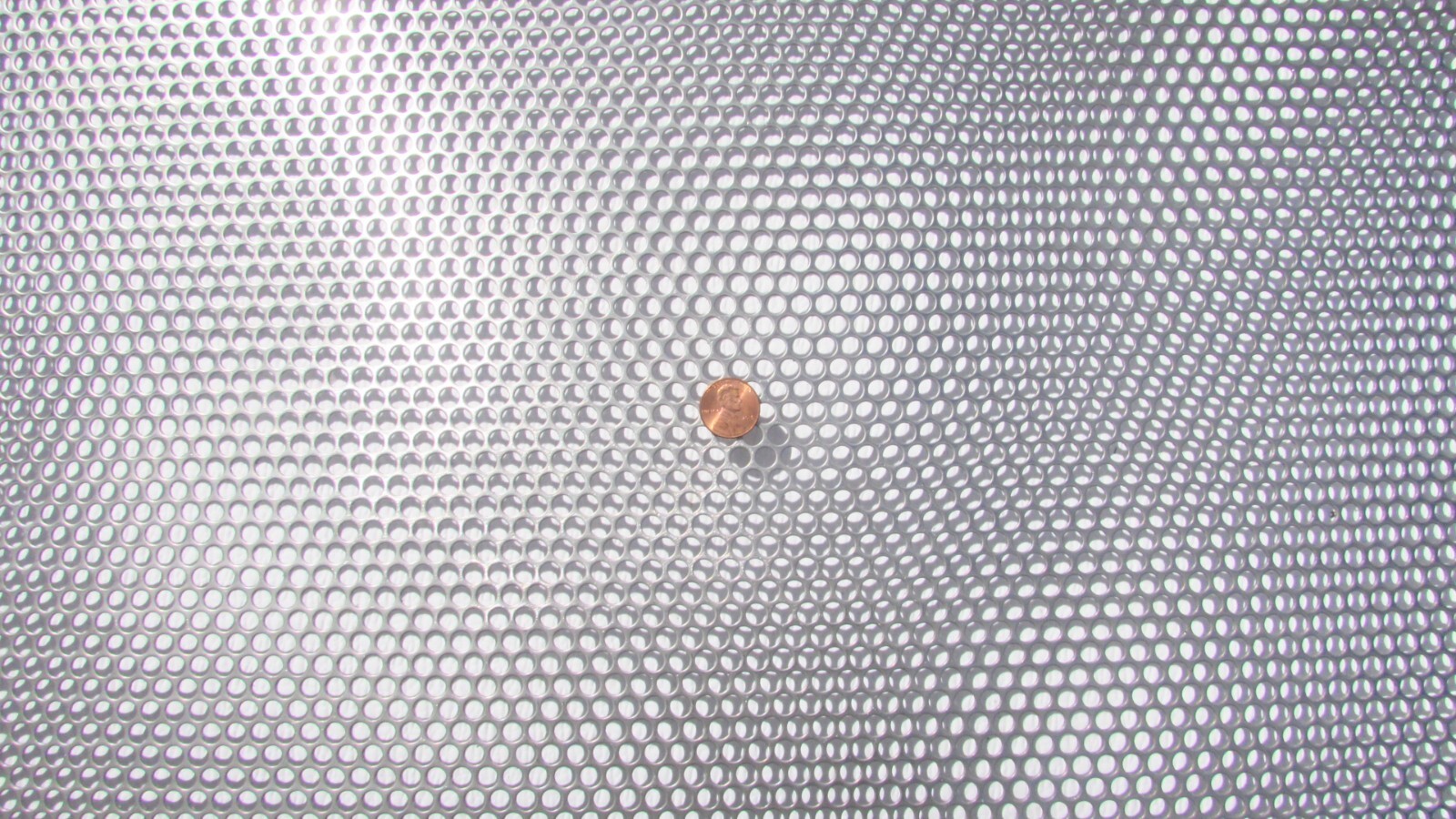 =1/4″ HOLES 18 GAUGE 304 STAINLESS STEEL PERFORATED SHEET– 14″ X 18″=