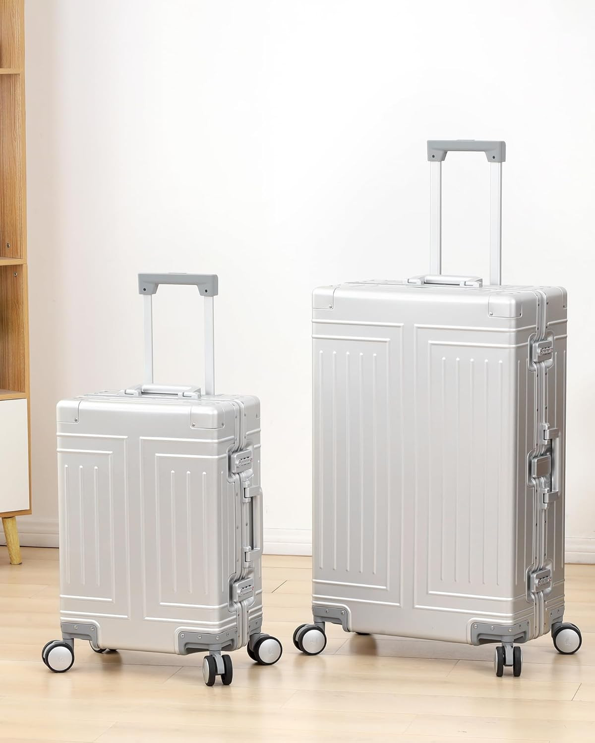 All Aluminum Magnesium Luggage 28Inch，Cut from Whole Aluminum Sheet（3Rd Generati