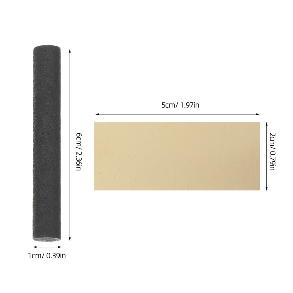 6 Pcs Chemistry Sample Copper Anode Sheet Electroplating Strips Electrode for