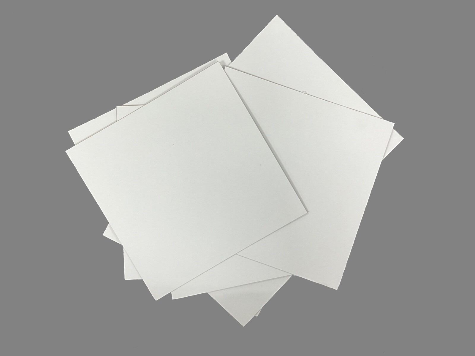10 Vanfastic White Aluminum Sheets 12″ X 12″ Made in USA Stick On Patches V1212