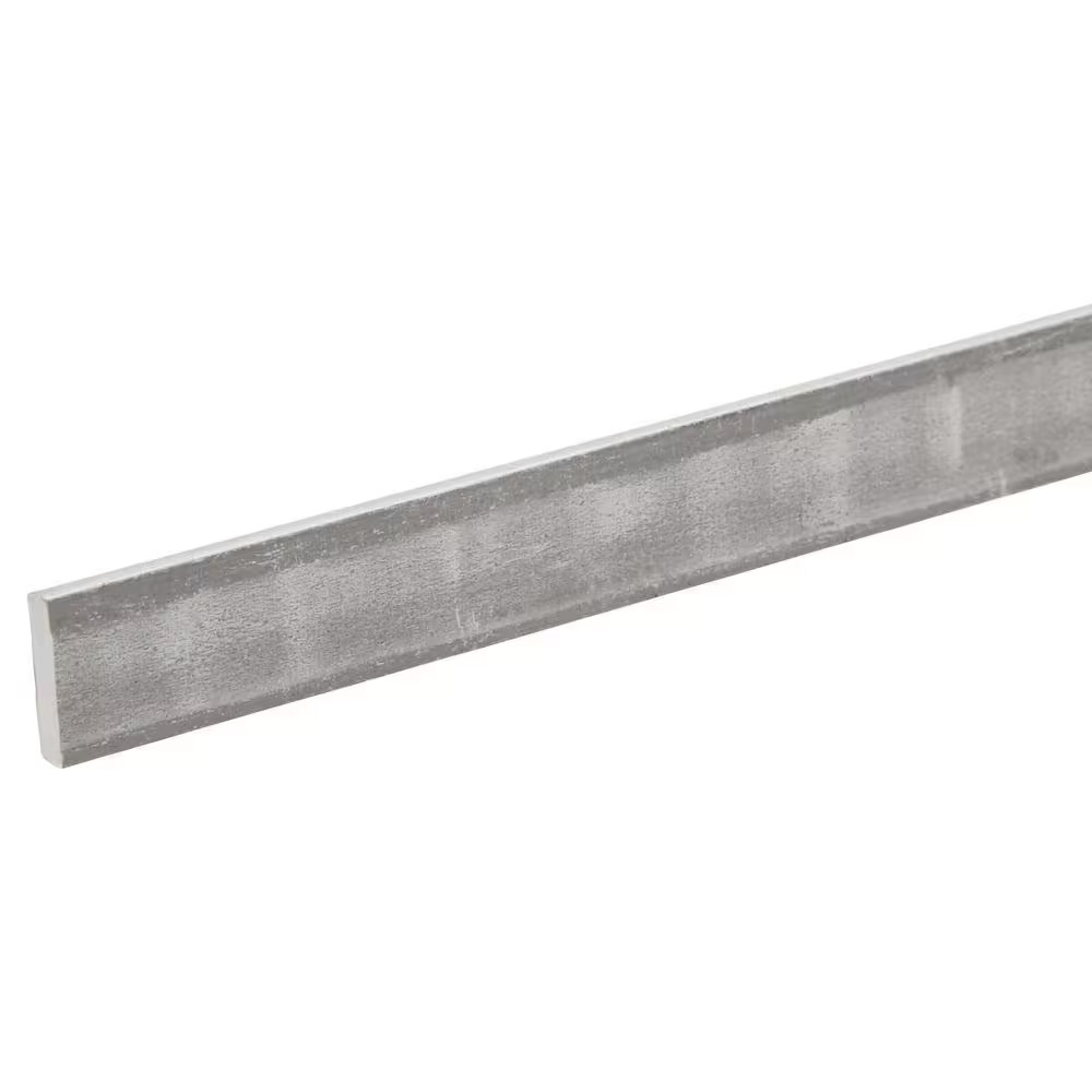 1/2 In. X 4 Ft. – 1/8 In. Thick Plain Steel Flat Bar