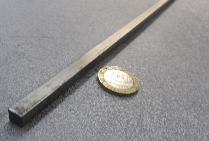 1018 Steel Square Bar, 1/4″ Thick x 1/4″ Wide x 24″ Length, 6 Units, 12 Ft