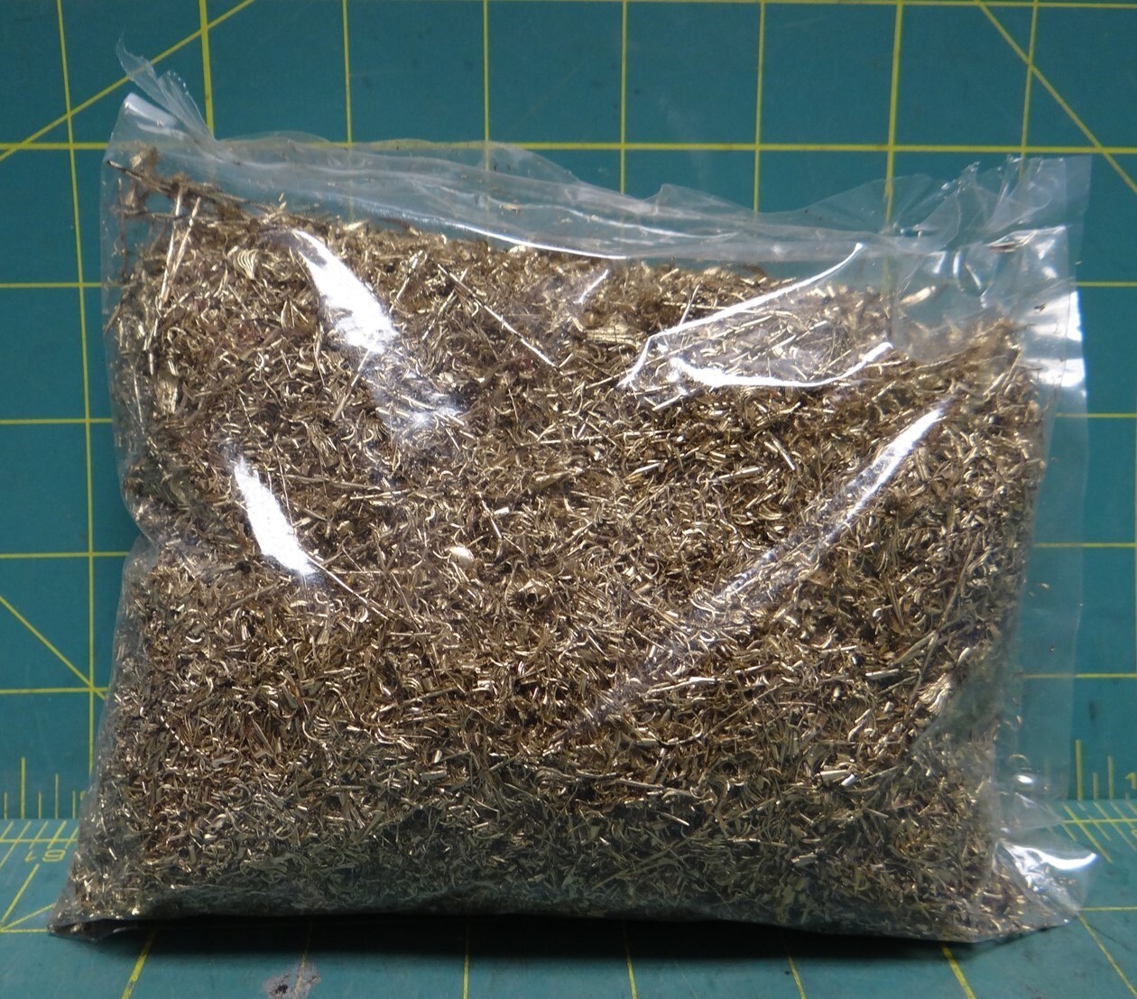 1lb. of Unique Naval Brass Shavings Filings Turnings Chips Science Orgone Art