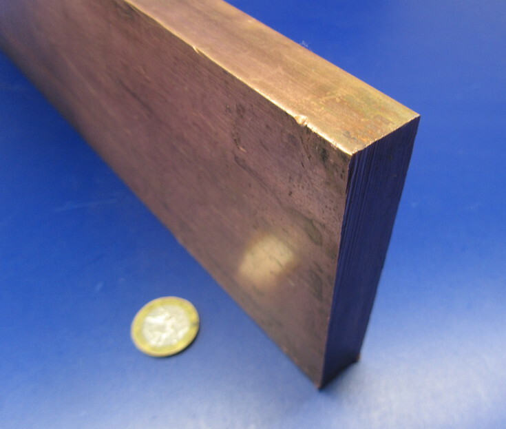 110 Copper Bar 1/2 Hard, 3/4″ Thick x 4.0″ Wide x 24 Inches Length