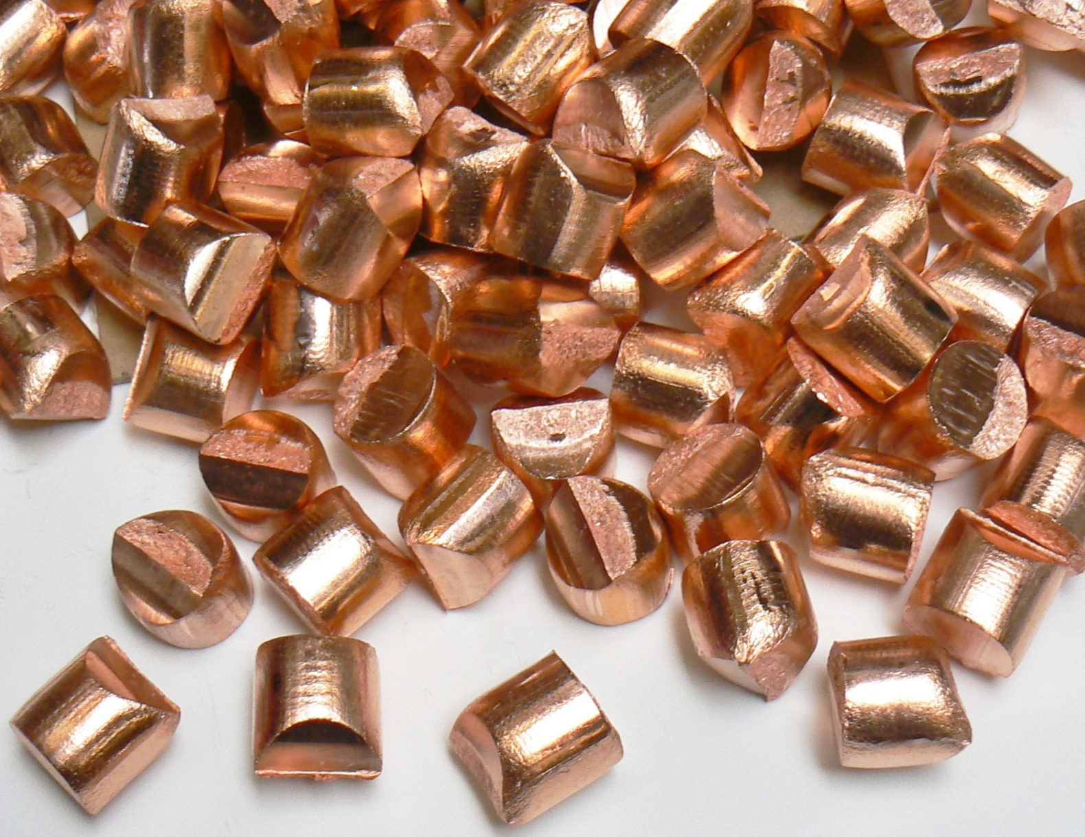 Pure Copper 99.99% Oxygen Free Cu Metal Anode Slugs Melt Casting Alloy 5 Pounds