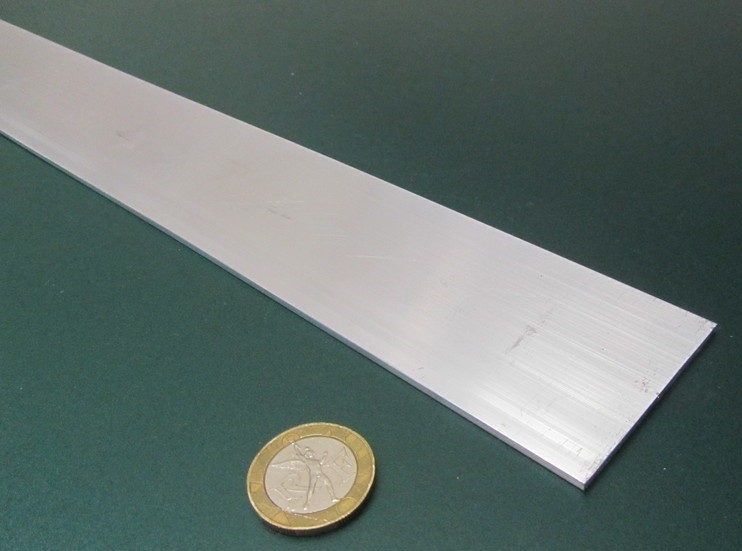 6061 T6 Aluminum Bar .090″ Thick x 2.0″ Wide x 48″ Length, 2 Pcs