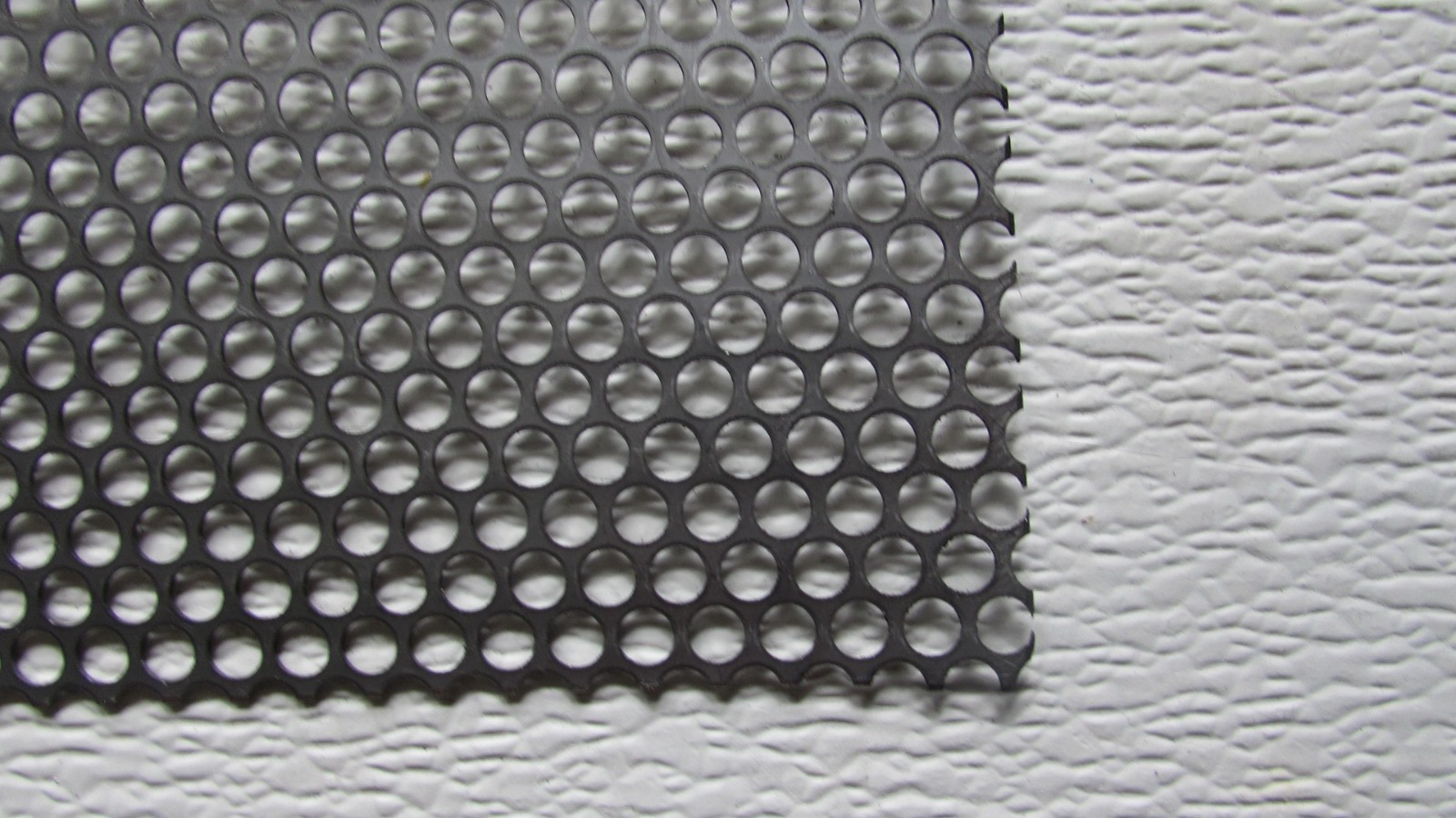 1/4″ HOLES–20 GA.-(035)-304 STAINLESS STEEL PERFORATED SHEET- 12″ X 23=3/8″