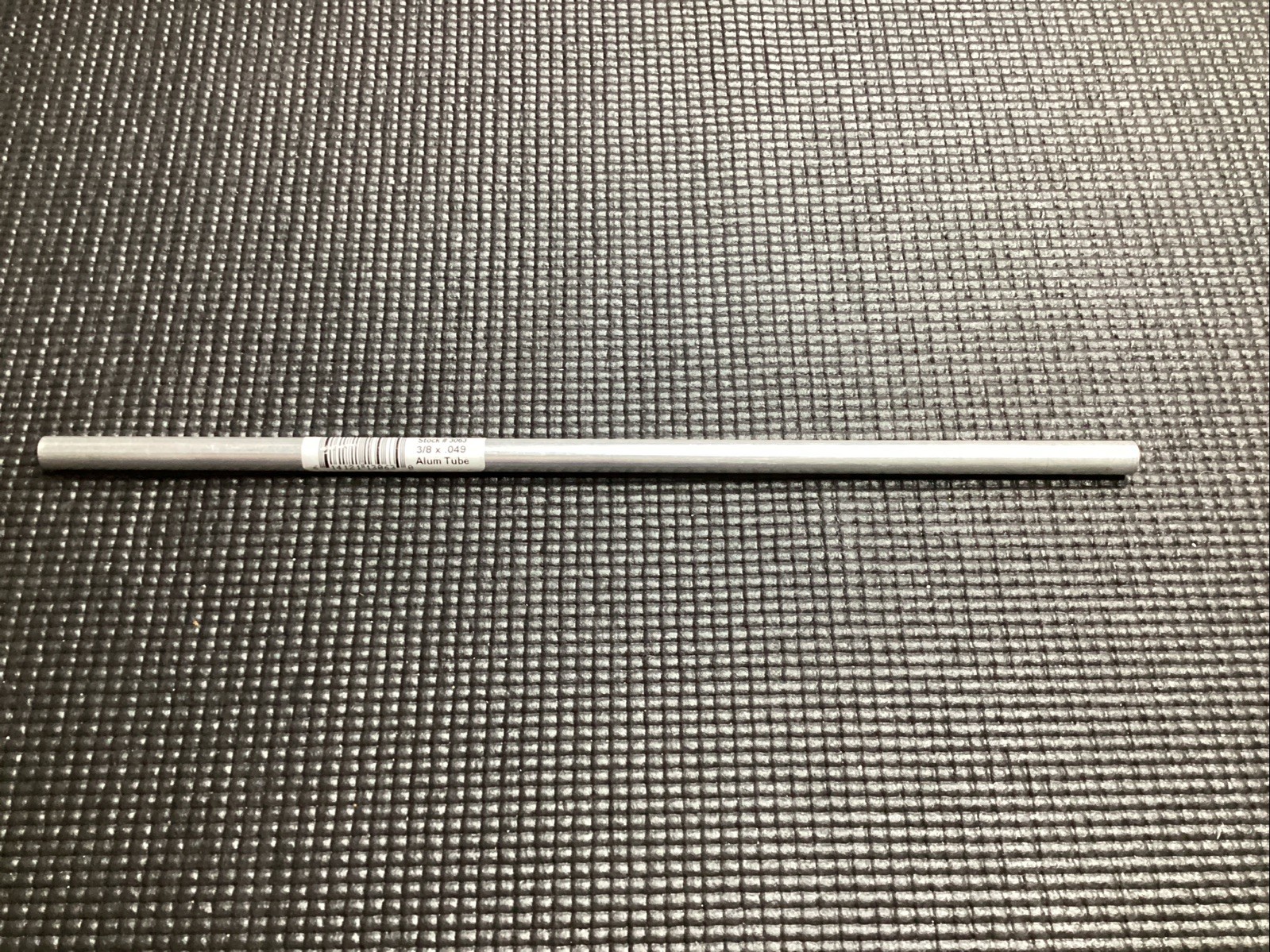 K&S Engineering Aluminum Rod Stock 3/8 x .049 12.7mm Long #3063 – New – Hollowed