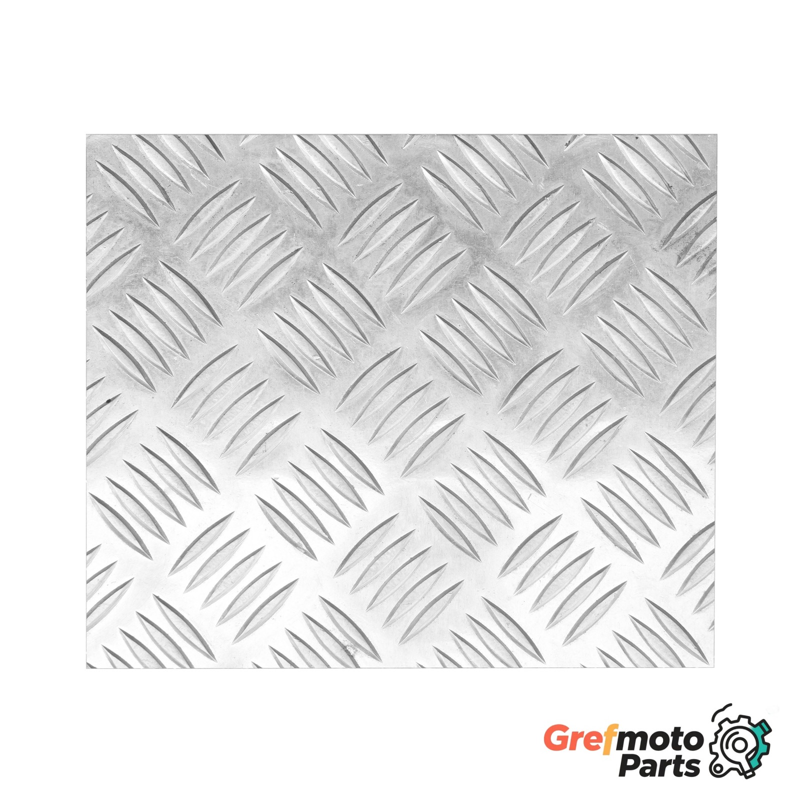 Heavy Duty 12″x24″ Aluminum Diamond Plate Sheet 305x610mm Silver 1Pc