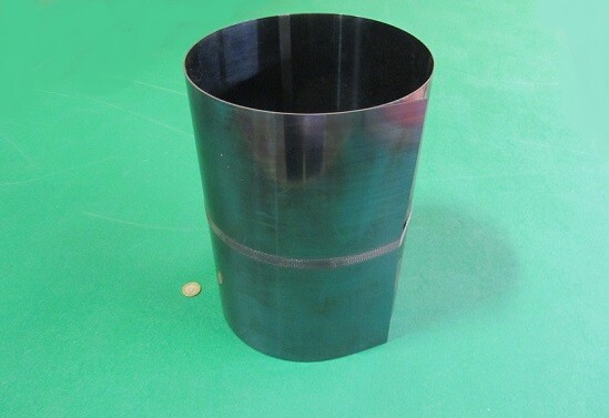 Blue Tempered Spring Steel Shim 0.028″ Thick x 12.375″ Width x 72″ Length *D