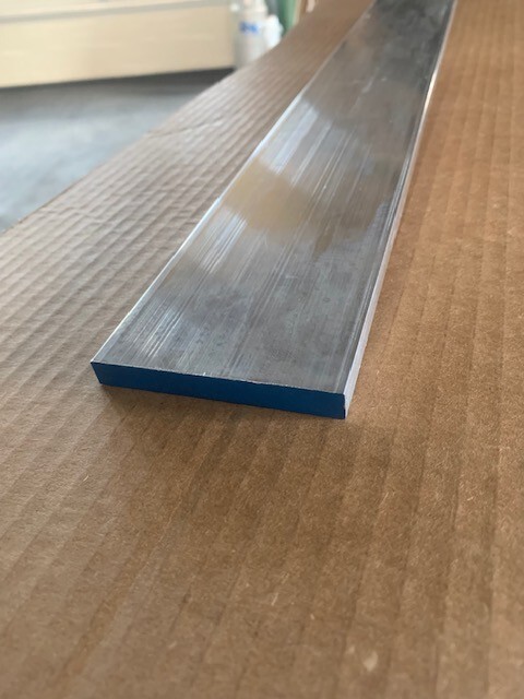 3/8″ x 2″ Aluminum Flat Bar x 30″ Long, 6061 Aluminum