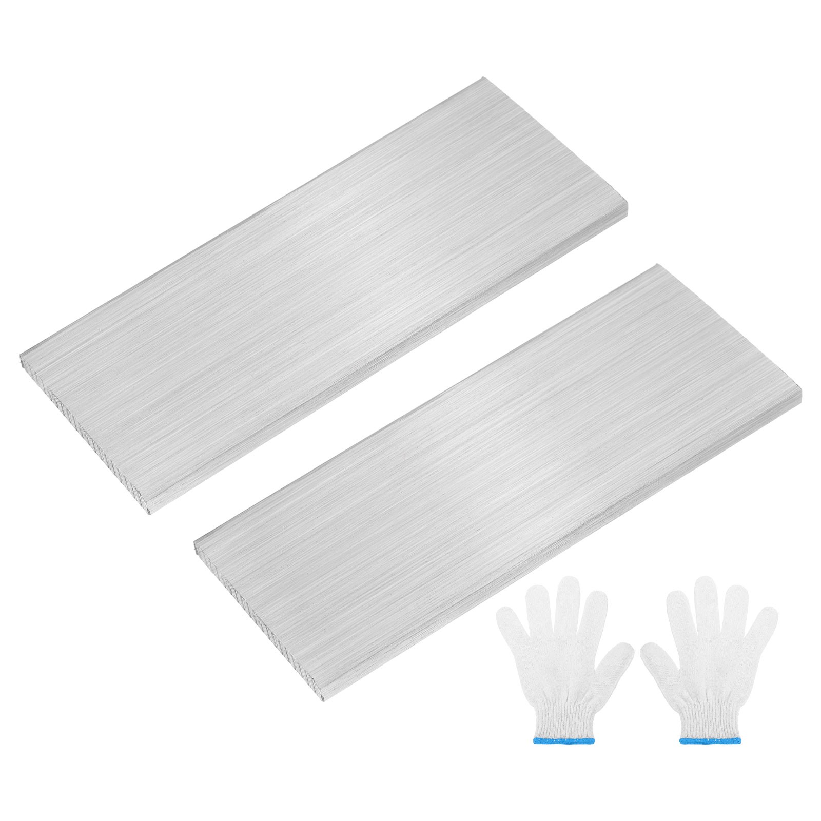 2 Pcs 304 Stainless Steel Flat Bar 5/32″ x 1-9/16″ x 4″ Trim Strips Sheet