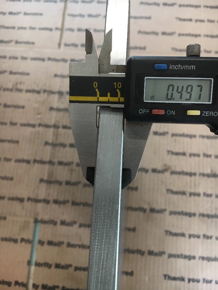 1/2 X 7 X 16 Inch Flat Steel Plate Hot Roll A36 Steel 1/2″ Thick