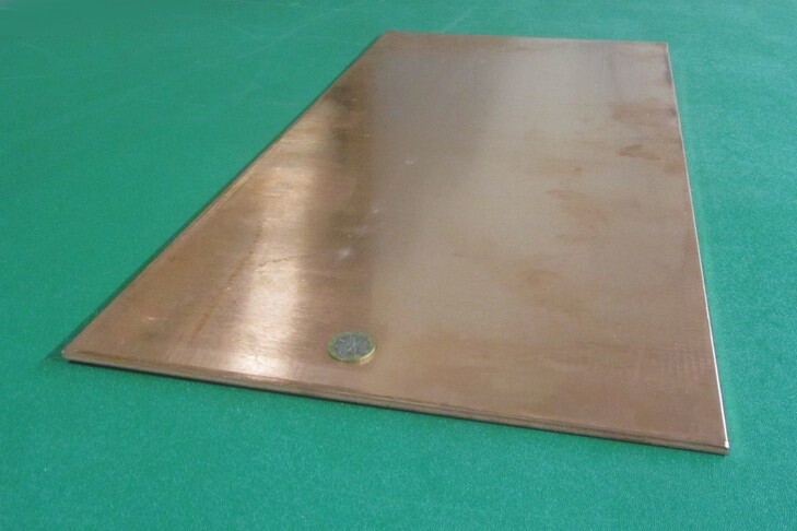 110 Copper Sheet Soft Annealed .187″ Thick x 12.0″ Wide x 24.0″ Length
