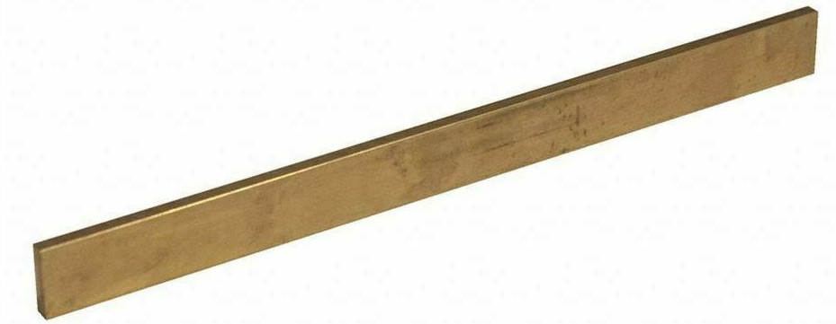 Brass Flat Stock 1/8″ x 3/8″ x 1′ (12″ Length) 360 Solid Rectangle Strip