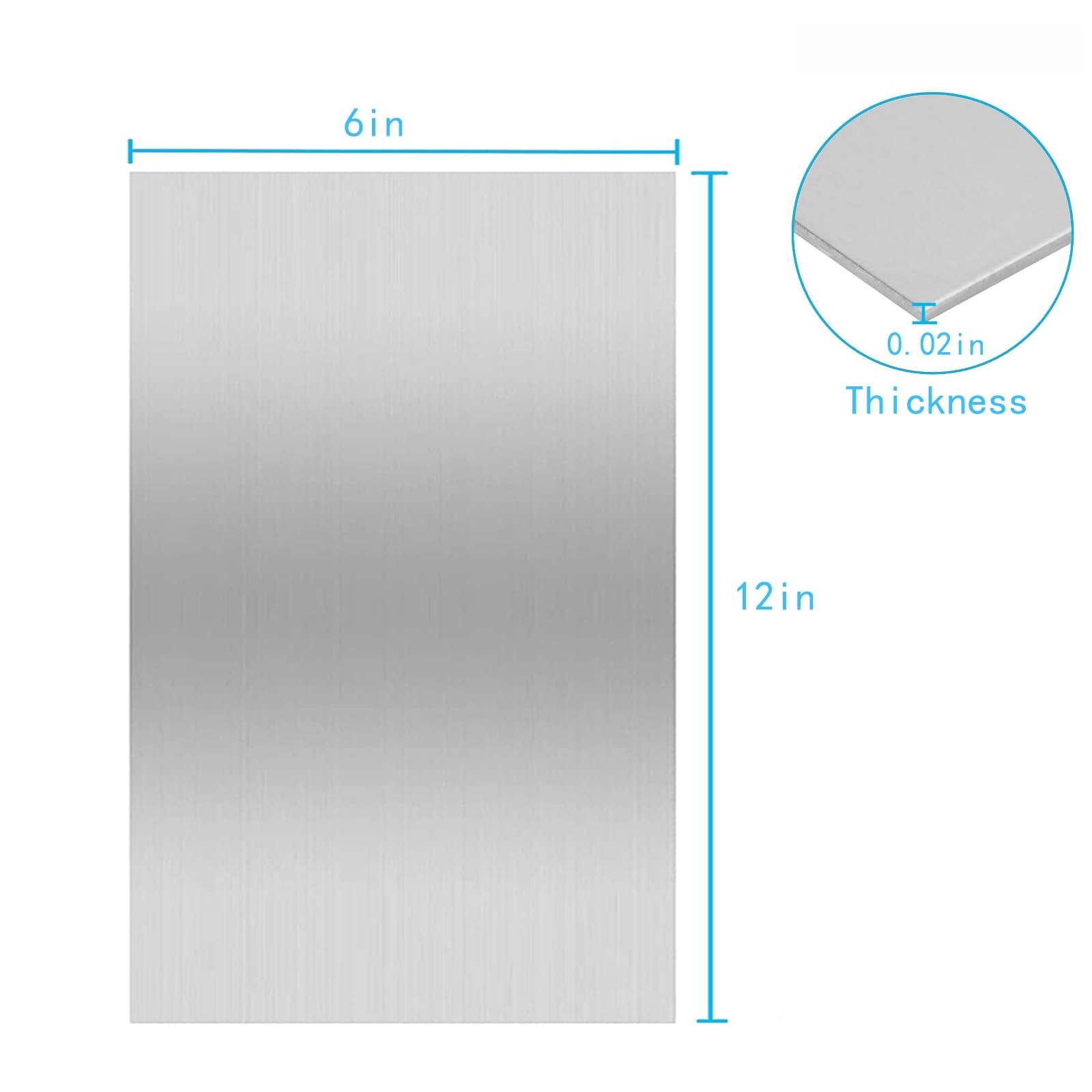 Stainless Steel Magnetic Installation Plate – 430 Metal Sheet for Kitchen & Offi