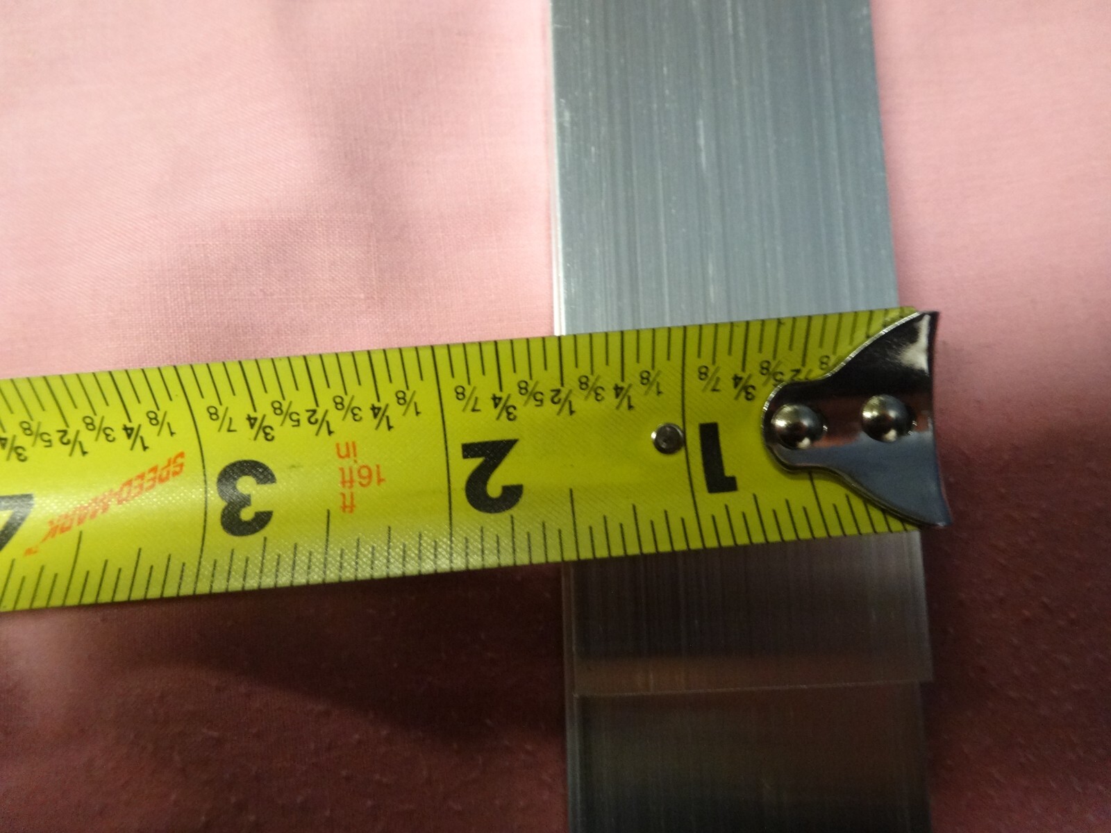 1/8″ x 1-1/2″ Aluminum Flat Bar, 6061 Plate, 23 1/4″ Length, T6511 Mill Stock