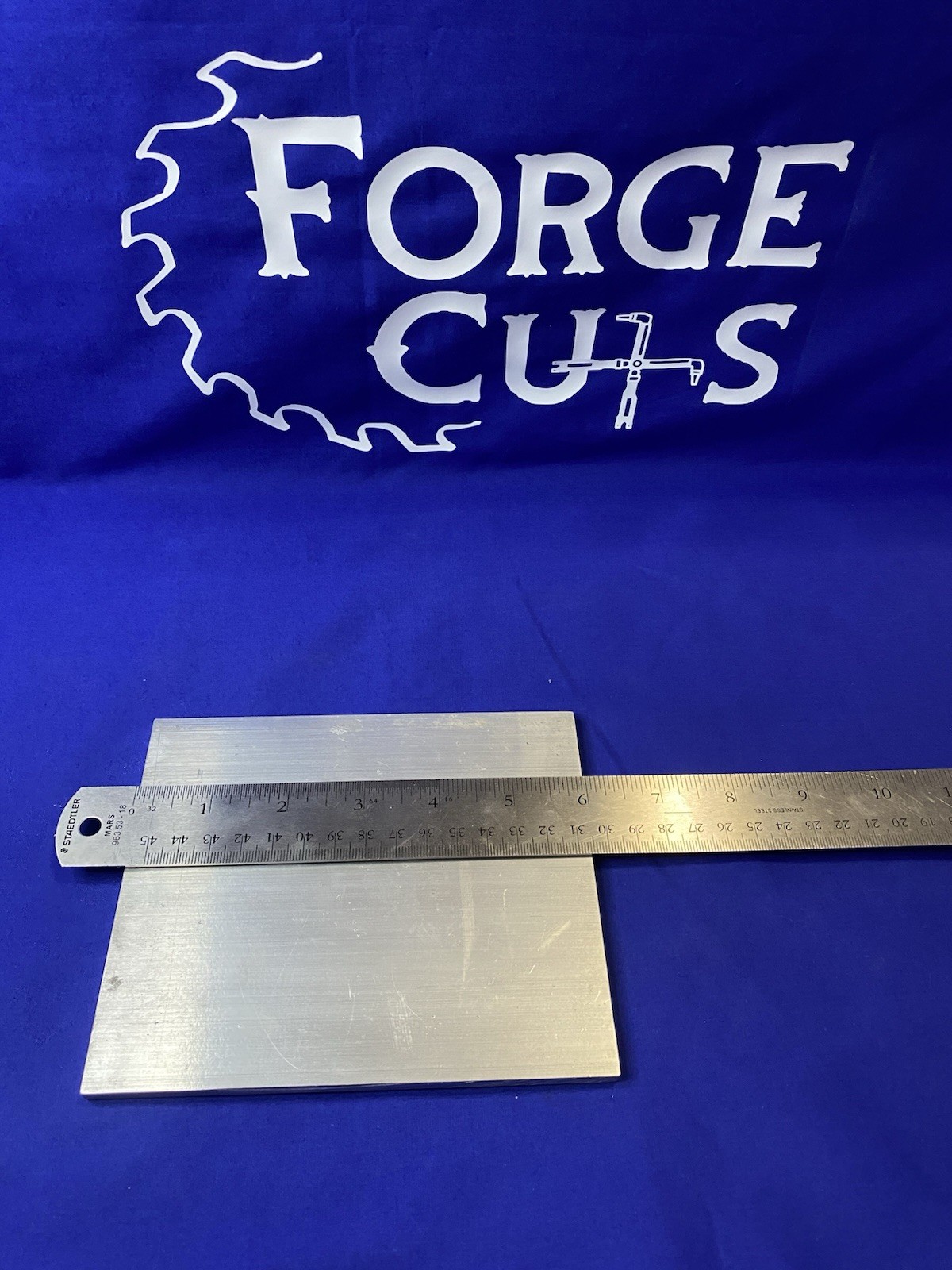 .25 X 5” X 6″ Long 6061 T6511 (2) Piece aluminum plate flat bar stock block 1/4”