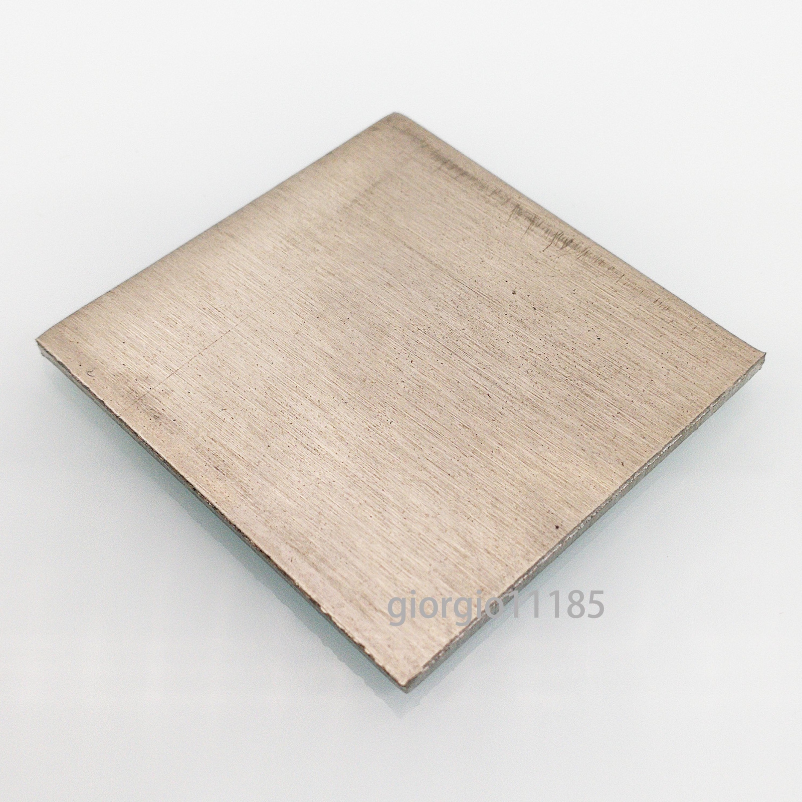 US Stock 4mm ±10% x 50mm x 50mm N6 99.6% Pure Nickel Sheet Metal Plate