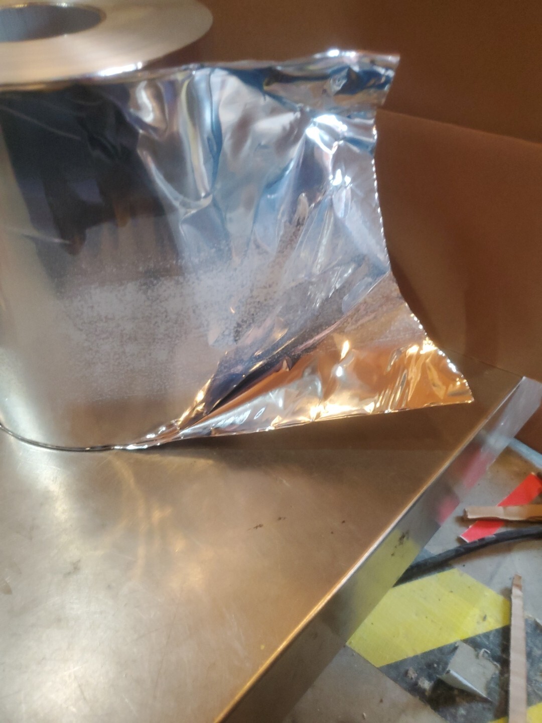 Aluminum Tool Wrap 0.002 X 6.5″ X 8 FT Roll For Heat Treat Foil