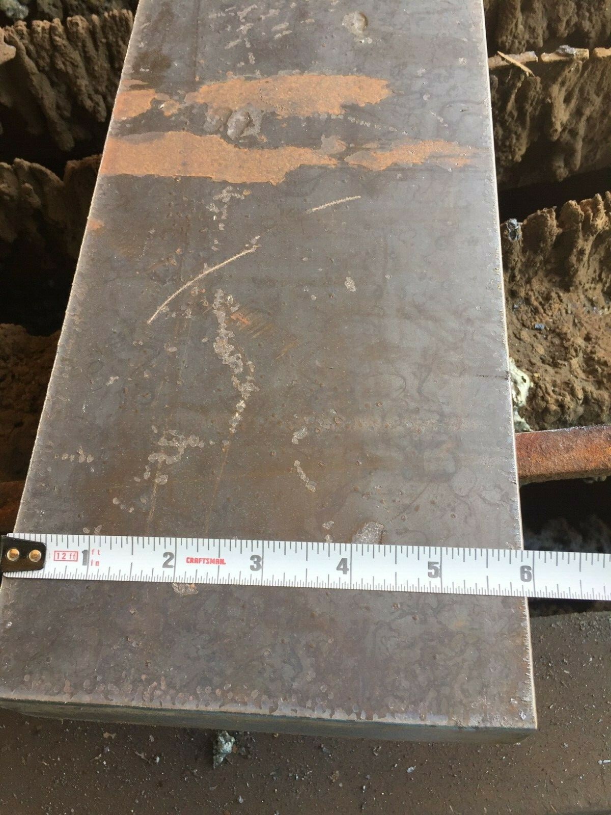 1 1/2″ X 6″ X 12″ Shooting Target Plate 1.5″ THICK Steel BAR 34 pounds Anvil