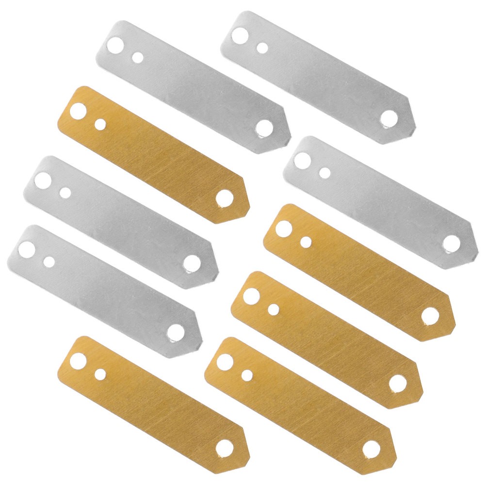 10 Pcs Copper Anode Electrode Material Travel and Zinc Sheets Electrodes