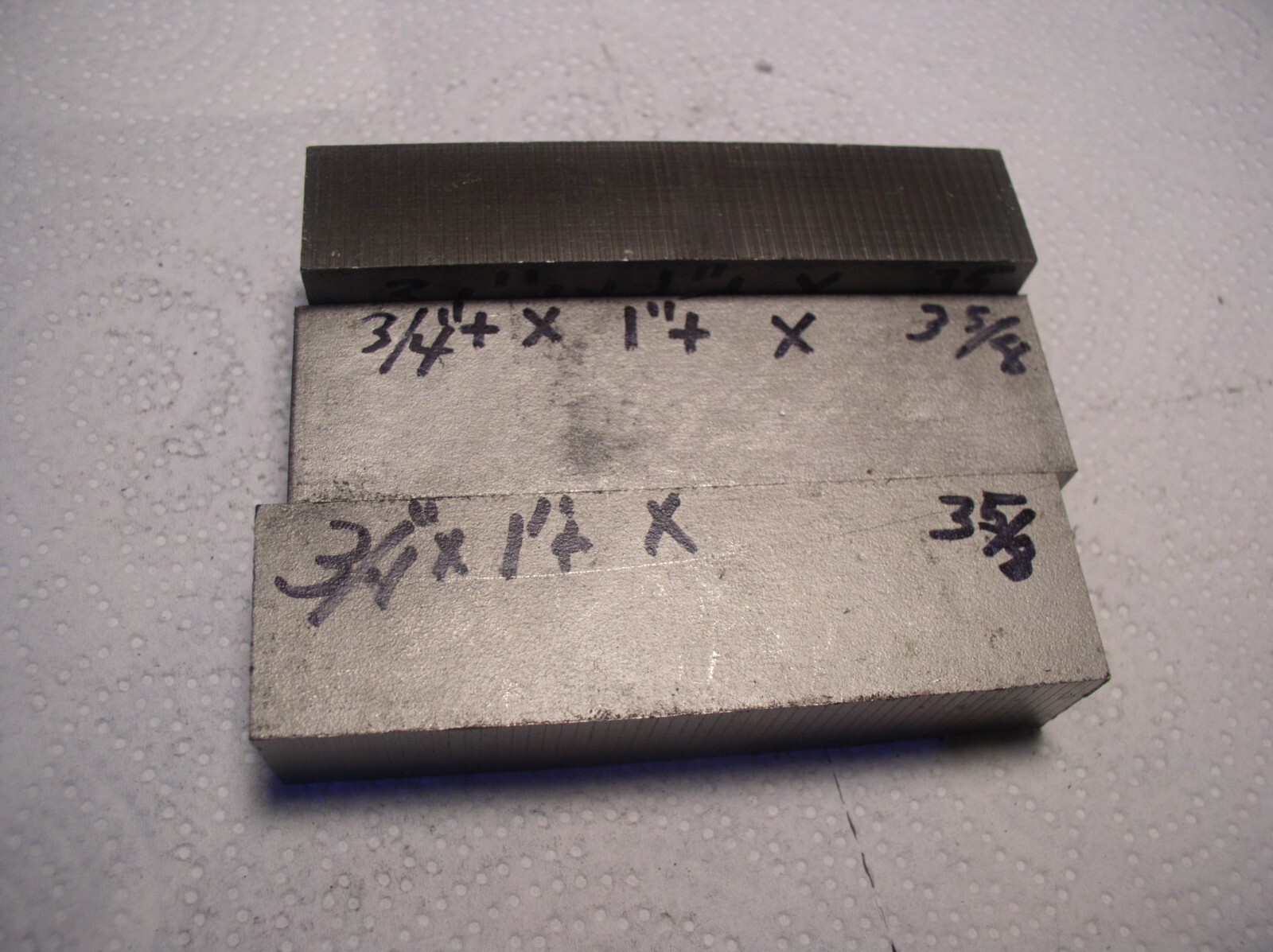 3/4″ TITANIUM FLAT STOCK1 PC..3/4″+X 1″X 3 5/8″+ CERTIFIED 6AL-4VELI GRADE 23