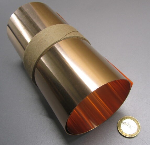 510 Bronze Shim .005″ (+/-0.0003″) x 6.0″ Wide x 50″ Length