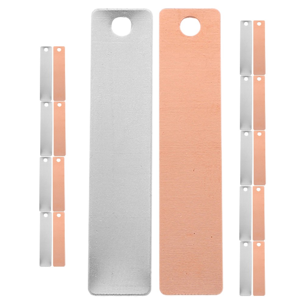 8 Pairs Copper Zinc Metal Strips for Educational DIY Fruit Battery Experiments