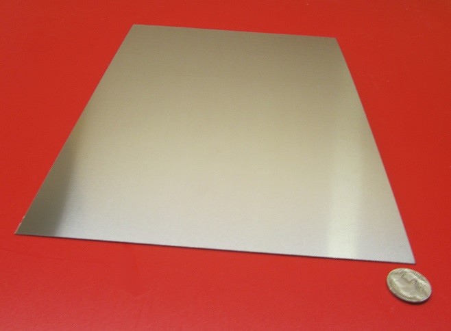 18-8 Stainless Steel Sheet, Full Hard, .010″ x 8.0″ x 12″