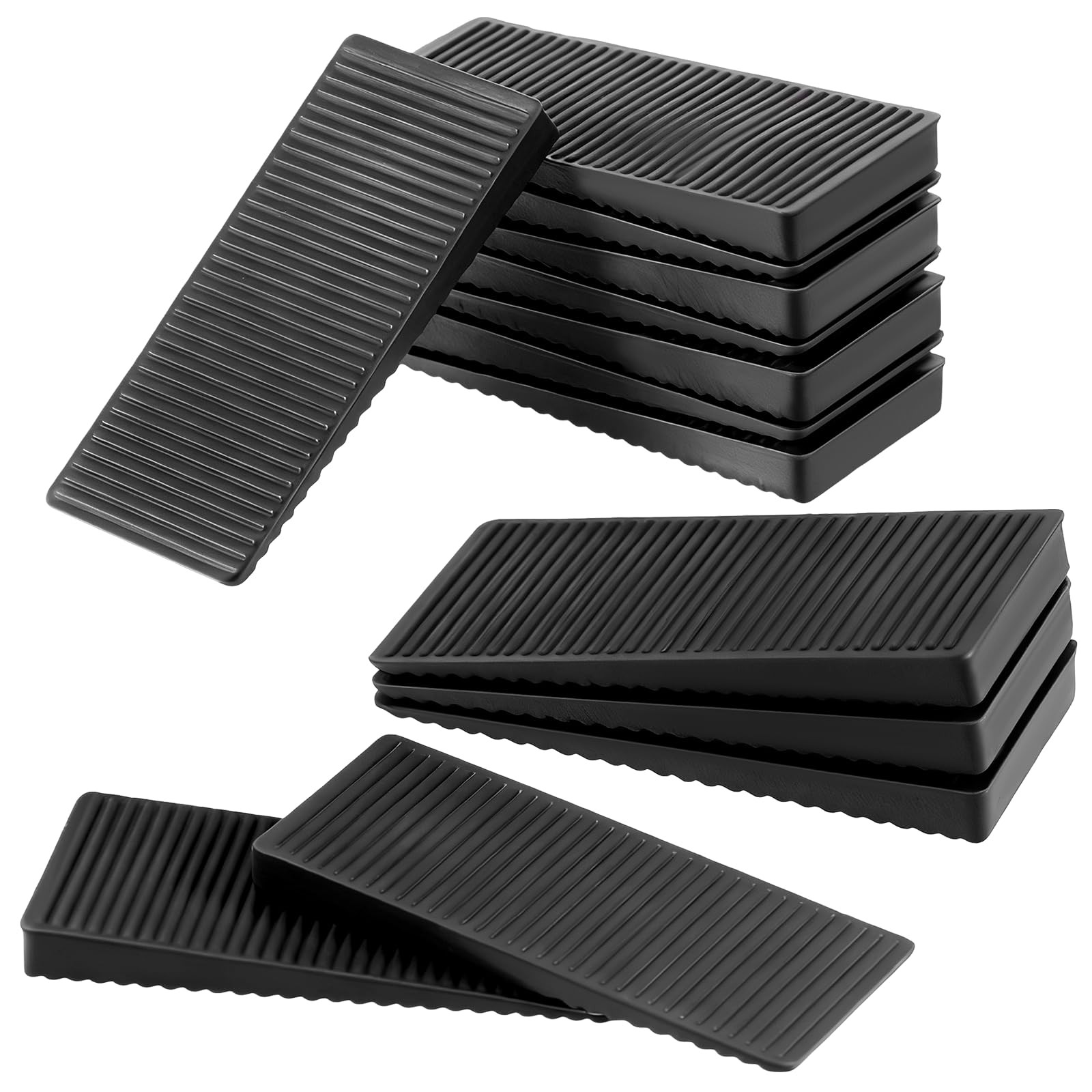 10 Pcs Plastic Leveling Shims Furniture Levelers Wedges Small Shims for Table