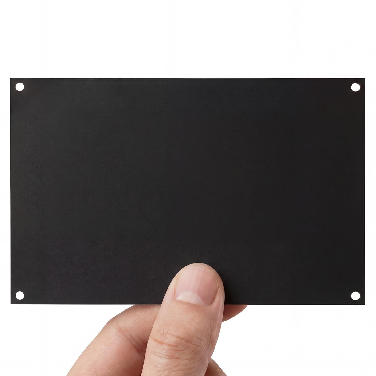 10 PCS 4×6 Inch Black Anodized Aluminum Sheets 0.04 Inch Laser Engraving Blanks