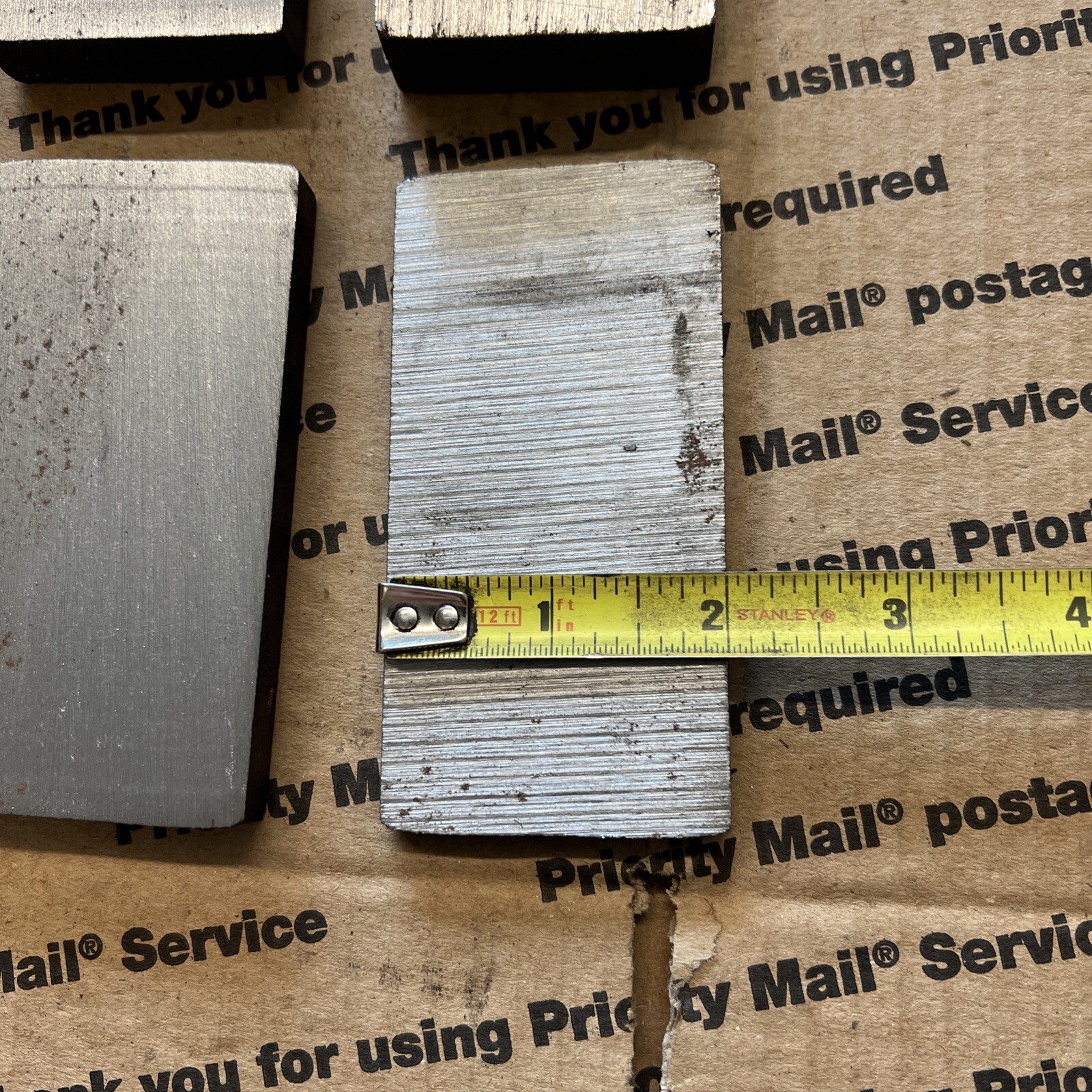 2 X 4 THICK Flat Steel Bars Blacksmithing Billets Spacers Shims Blocks #4